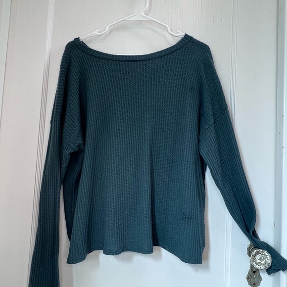 Dark teal green sweater - Picture 2 of 2
